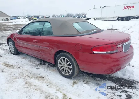 2006 Chrysler Sebring Limited из США, поврежденный, VIN 1C3EL65R86N239478
